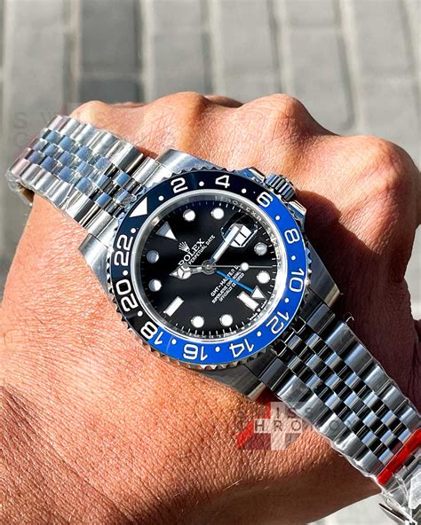 rolex gmt master batman jubilee|Rolex GMT Master 2 release date.